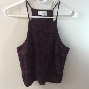 A violet medium top by Kendall and Kylie